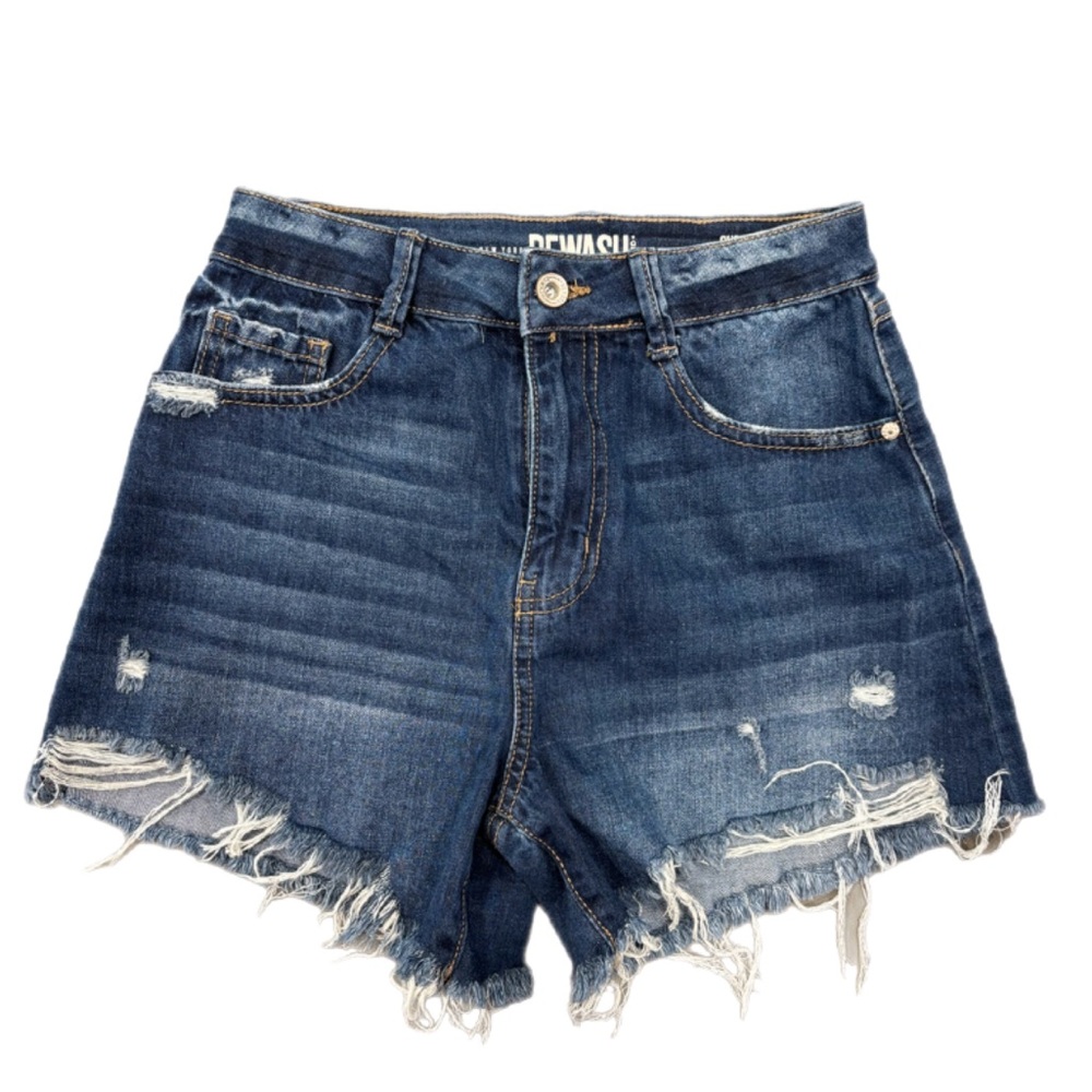 REWASH Brand Size 1 (25) Denim Distressed Women's Shorts
